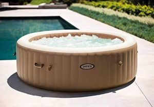 Intex Round Hot Tub PureSpa Bubble Inflatable Jacuzzi Spa Product Image