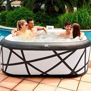 MSPA Soho Hot Tub, BOLD LOOKING Square Inflatable Spa Product Image