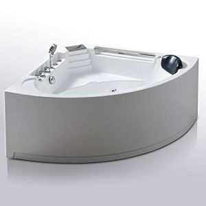 Whirlpool Corner Spa Hydrotherapy Bathtub Jacuzzi Product Image