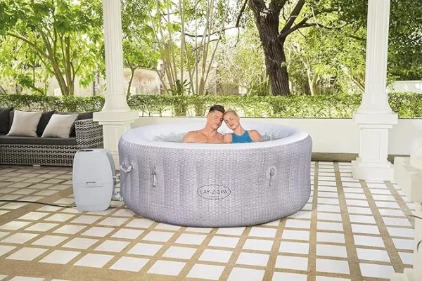 Lay-Z-Spa Cancun Signature AirJet Inflatable Hot Tub Spa 2-4 person