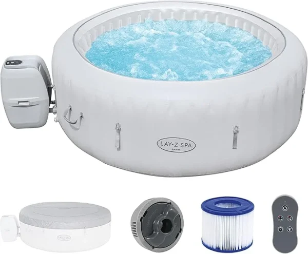 Lay-Z-Spa Paris AirJet Inflatable Hot Tub Spa 4-6 person