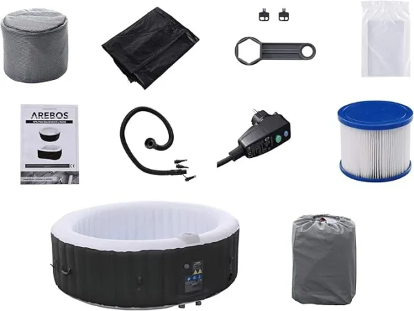 AREBOS Whirlpool Rome round Inflatable ho tub