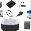 Arebos Whirlpool Florence square Inflatable hot tub